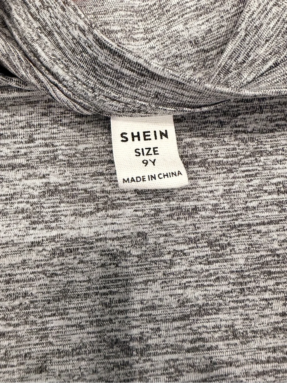 SHEIN Black Active Shorts with Side Gray Panels